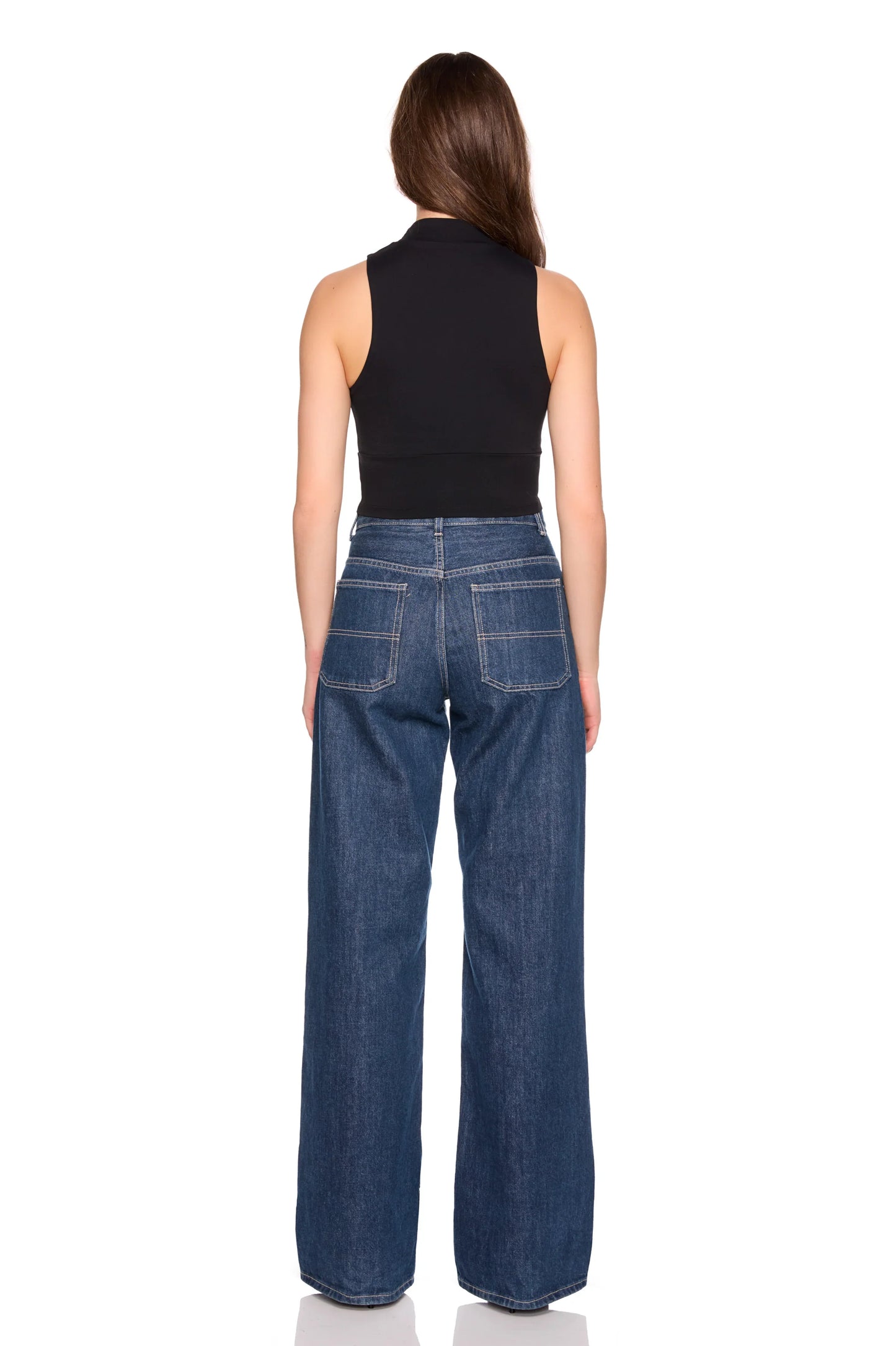 Susana Monaco Mock Sleeveless Top