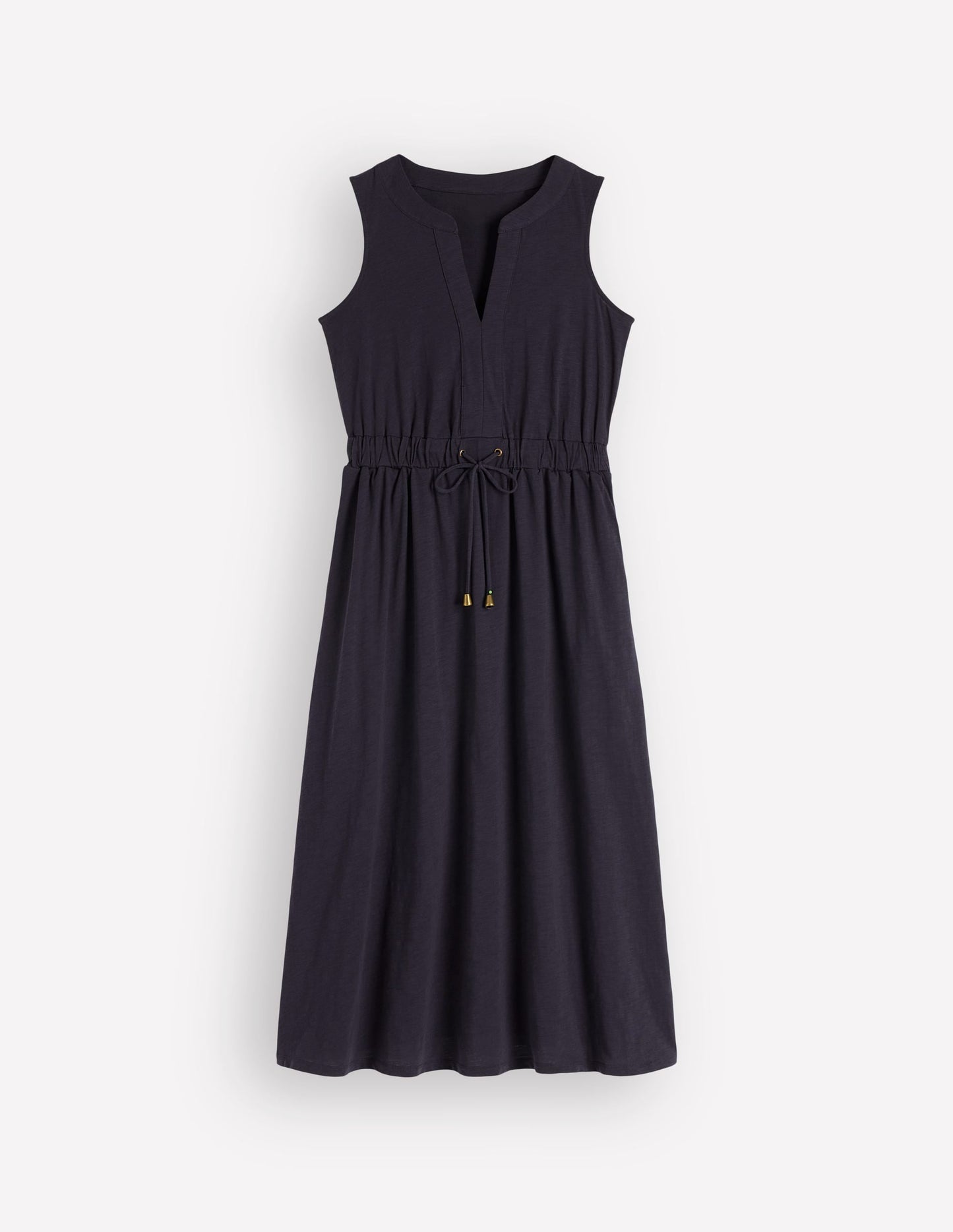 Delphine Midi Sleeveless Dress-Navy