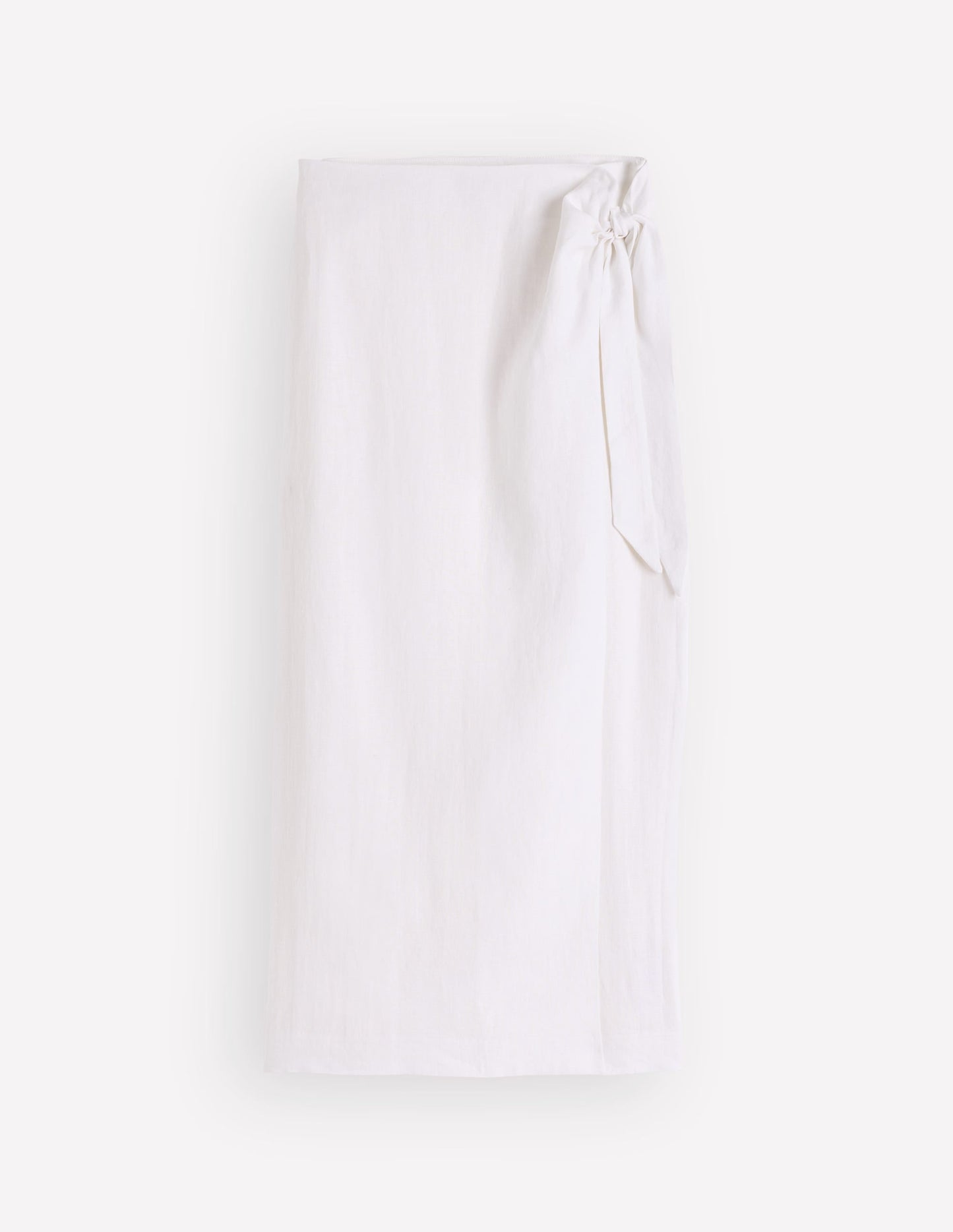 Dimitra Linen Column Skirt-White