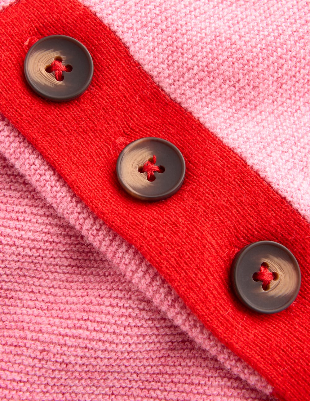 Grace Colour Block Sweater-Pink Lady