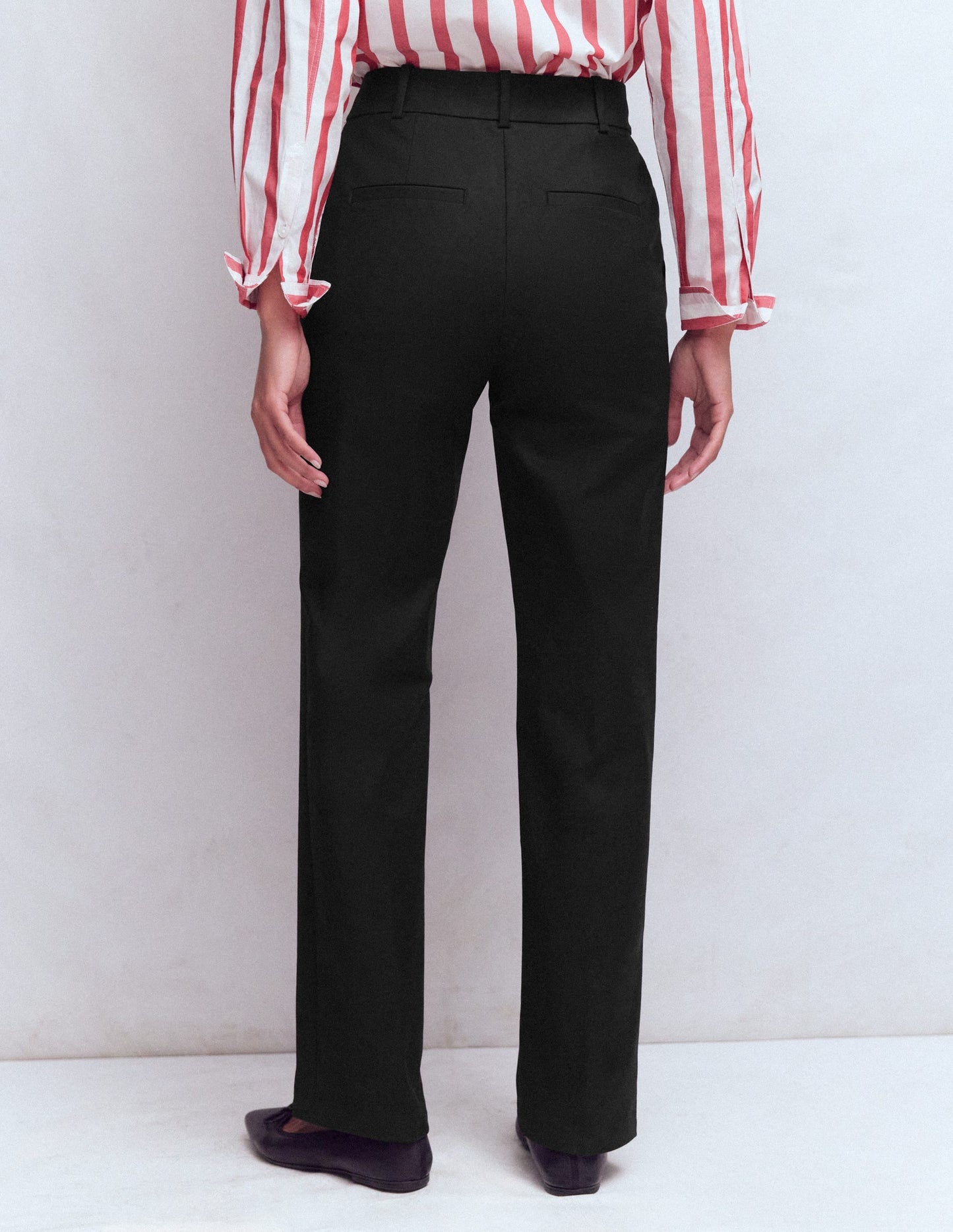 Canonbury Cotton Pants-Black