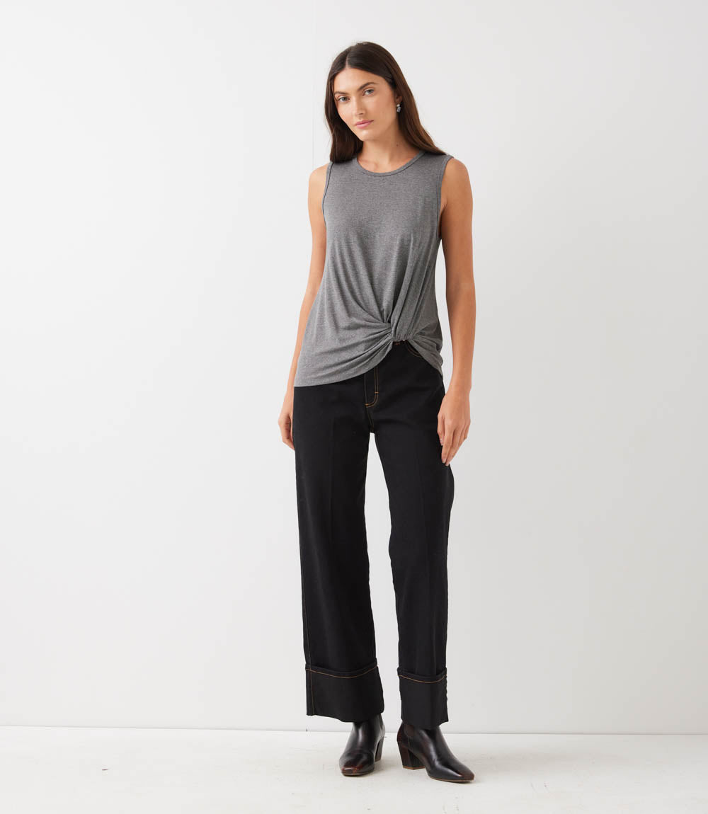 Sleeveless Pick-Up Top