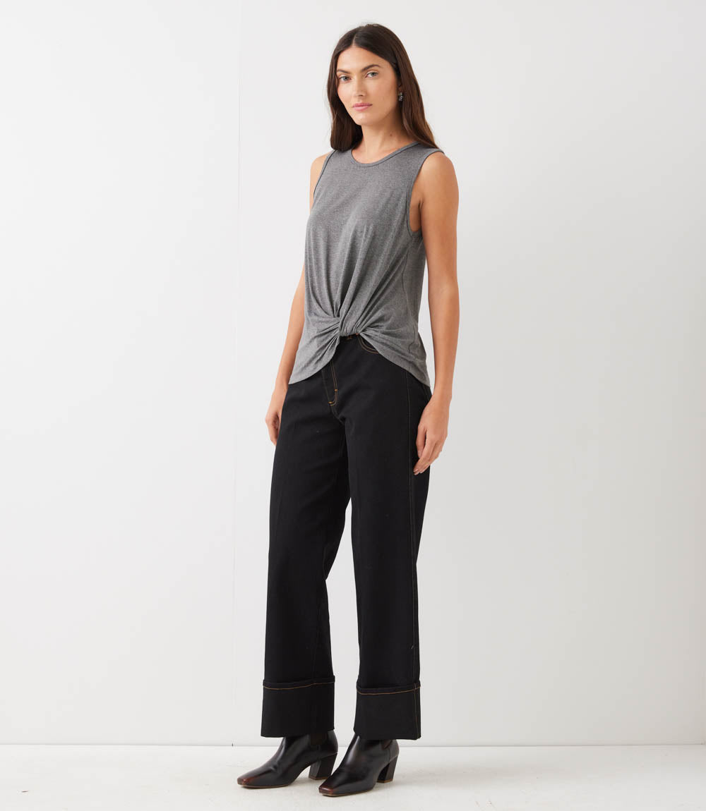 Sleeveless Pick-Up Top