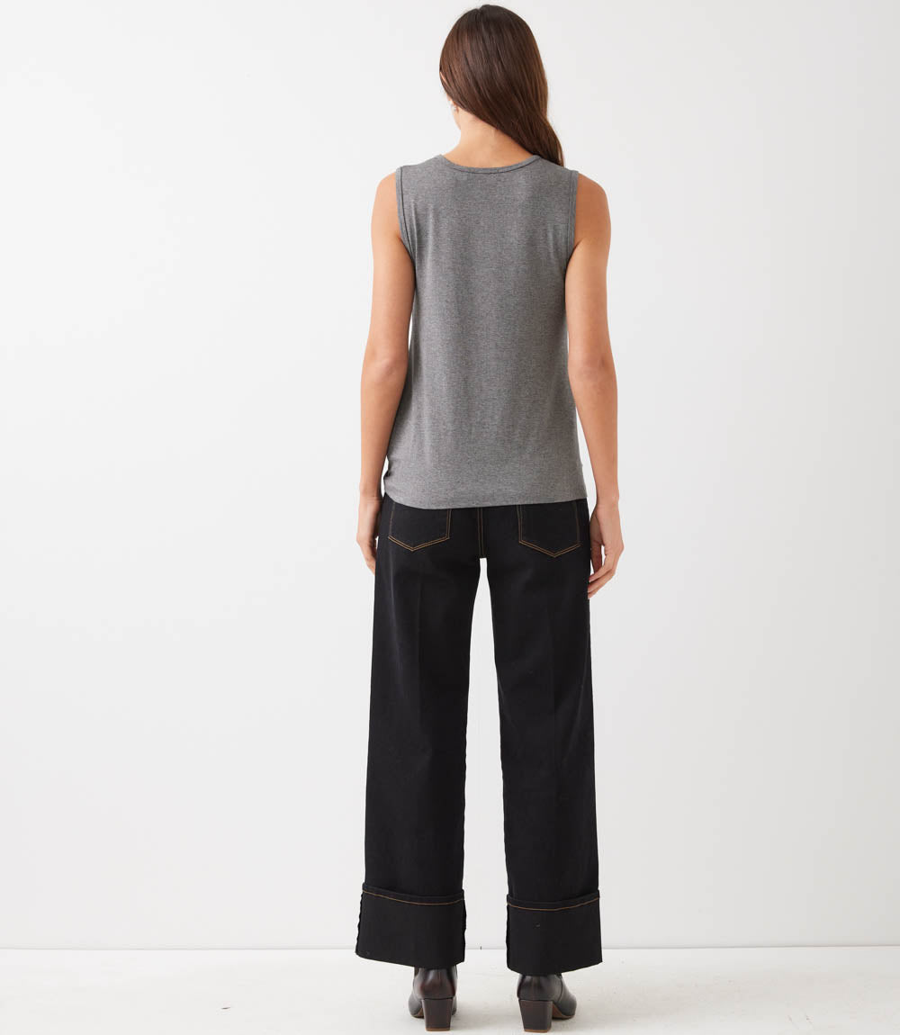 Sleeveless Pick-Up Top