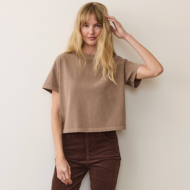 Marine Layer Luxe Sueded Tee