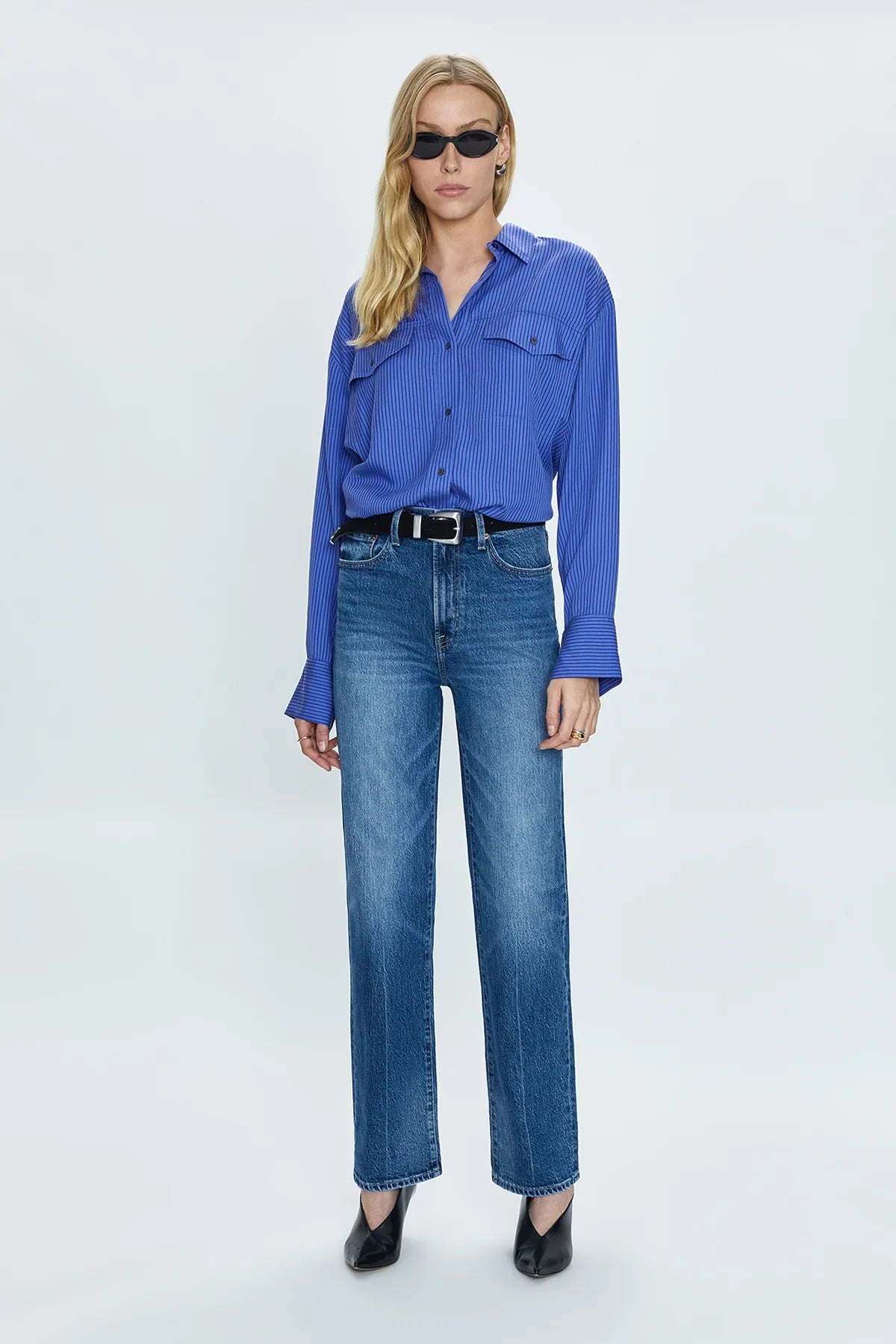PISTOLA Cassie Super High Rise Straight Jean