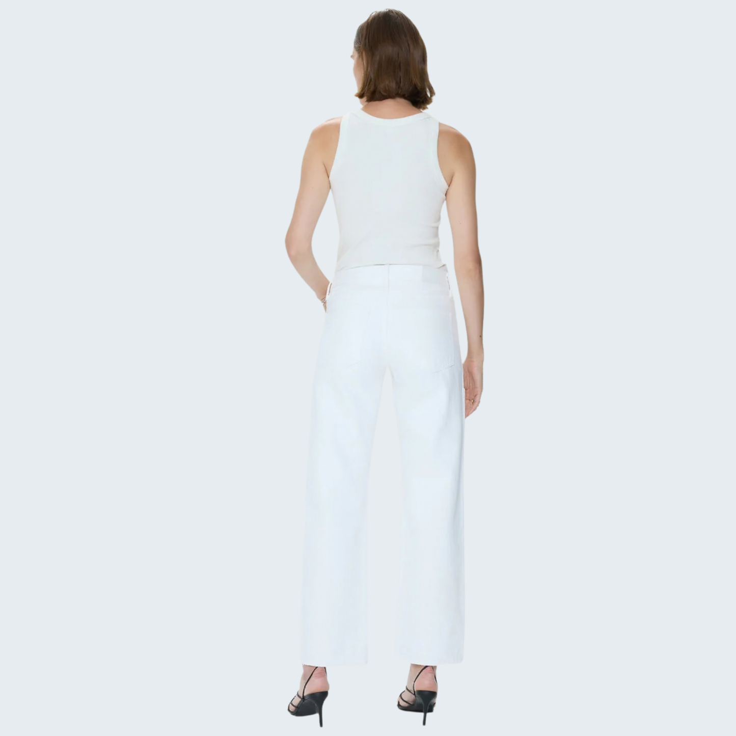 PISTOLA Lexi Mid Rise Bowed Straight Women's Jeans