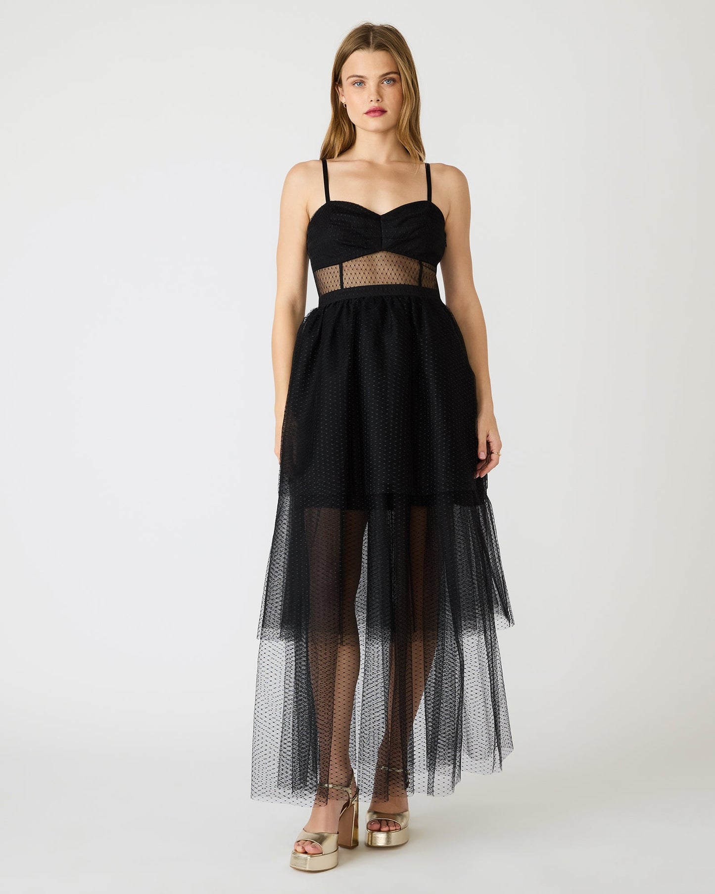 EMILY TULLE DRESS BLACK